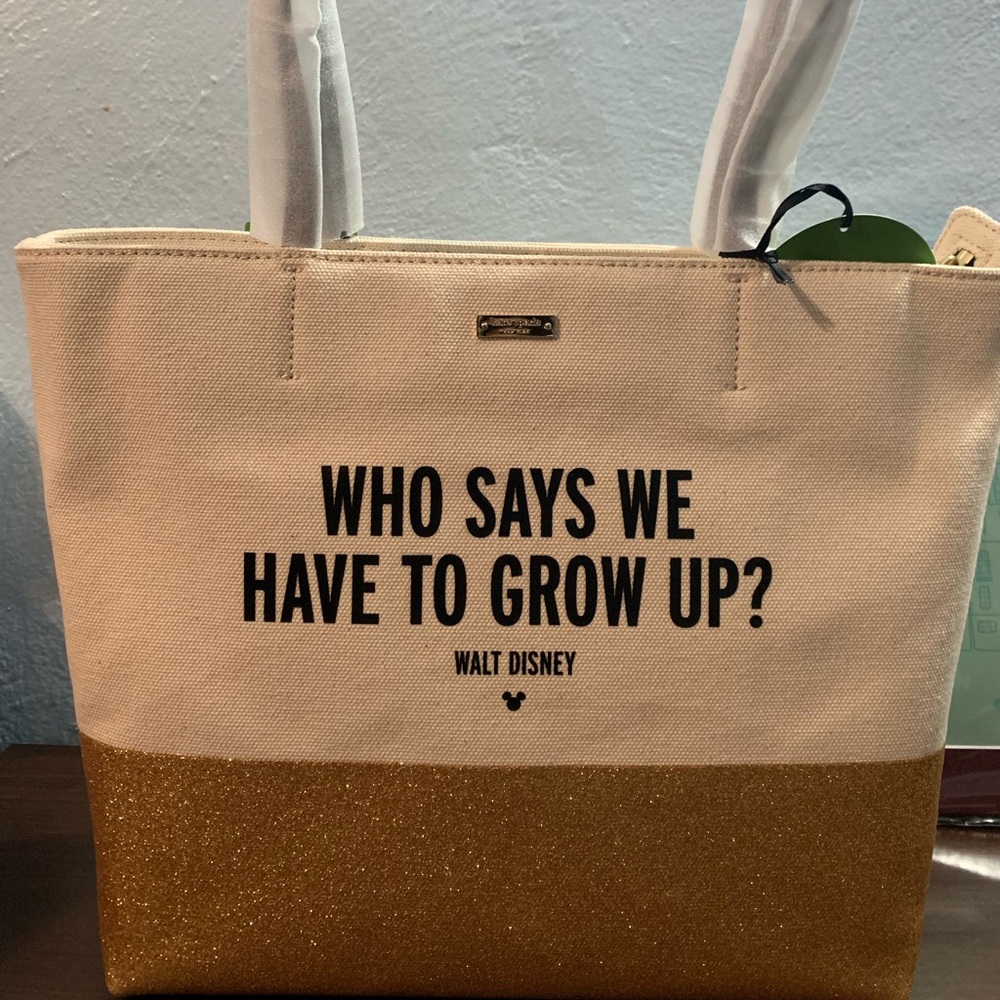 kate spade disney canvas tote bag